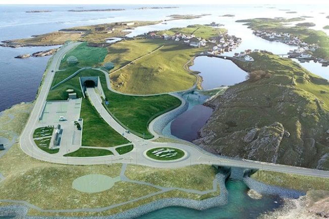 Tunel Ragfast w Norwegii - wizualizacje