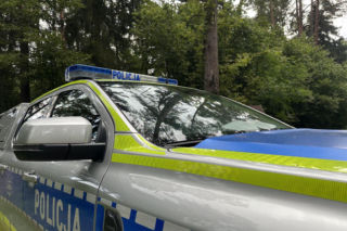 Śmiertelny wypadek pod Łukowem. Auto zamieniło się w kulę ognia