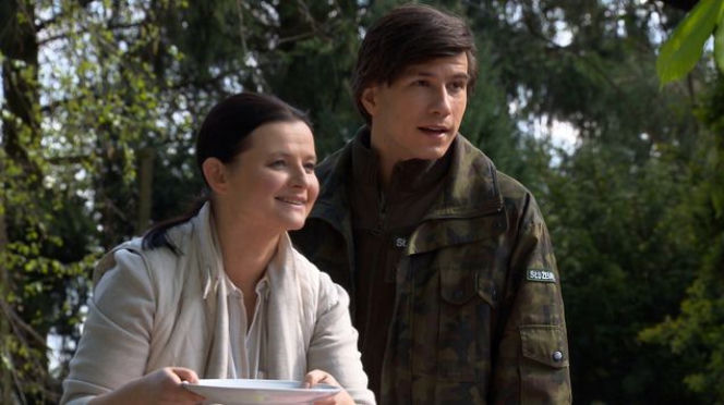 M jak miłość odcinek 1236, Franek (Piotr Nerlewski), Teresa (Jowita Budnik)