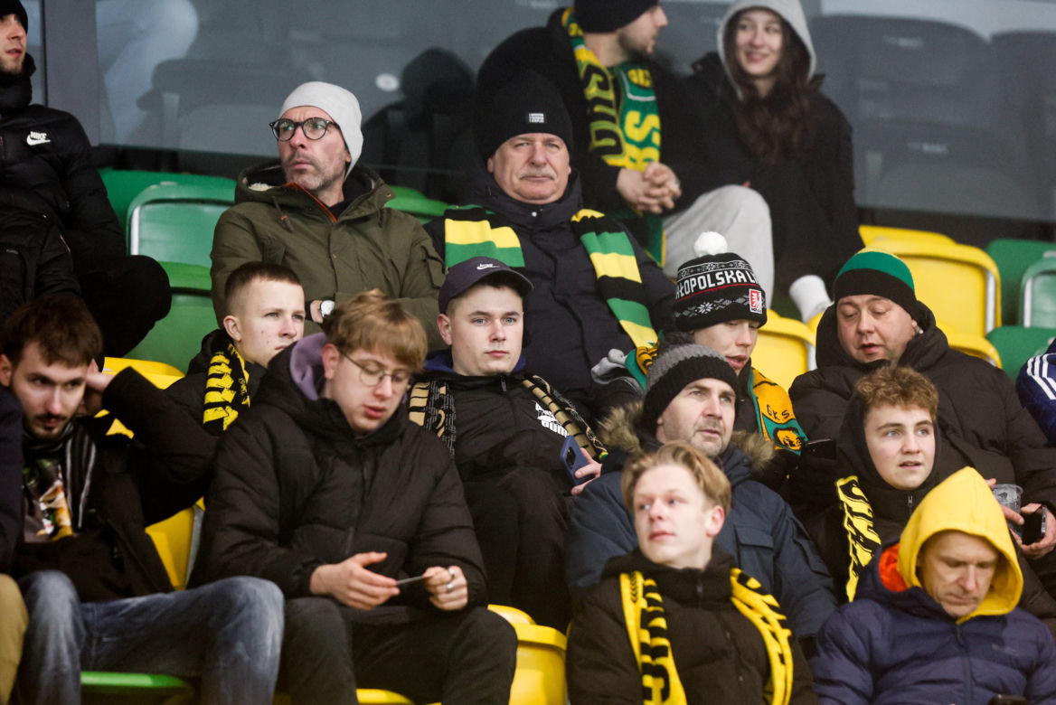 GKS Katowice - Pogoń Szczecin, zdjęcia kibiców i zawodników z meczu 17. kolejki PKO BP Ekstraklasy