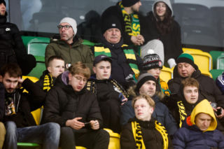 GKS Katowice - Pogoń Szczecin, zdjęcia kibiców i zawodników z meczu 17. kolejki PKO BP Ekstraklasy