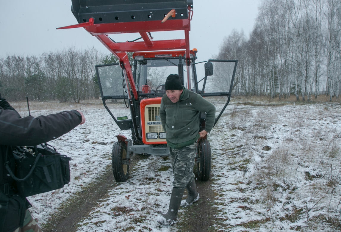 Rolnicy. Podlasie. Andrzej i jego odnowiony ciągnik