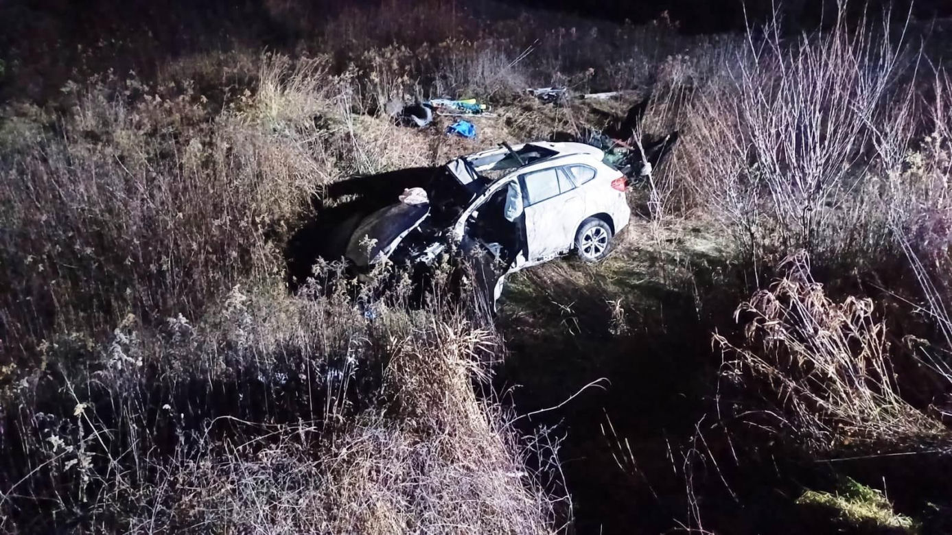Tragiczna w skutkach kraksa bmw, fiata i volvo. 40-latka nie żyje