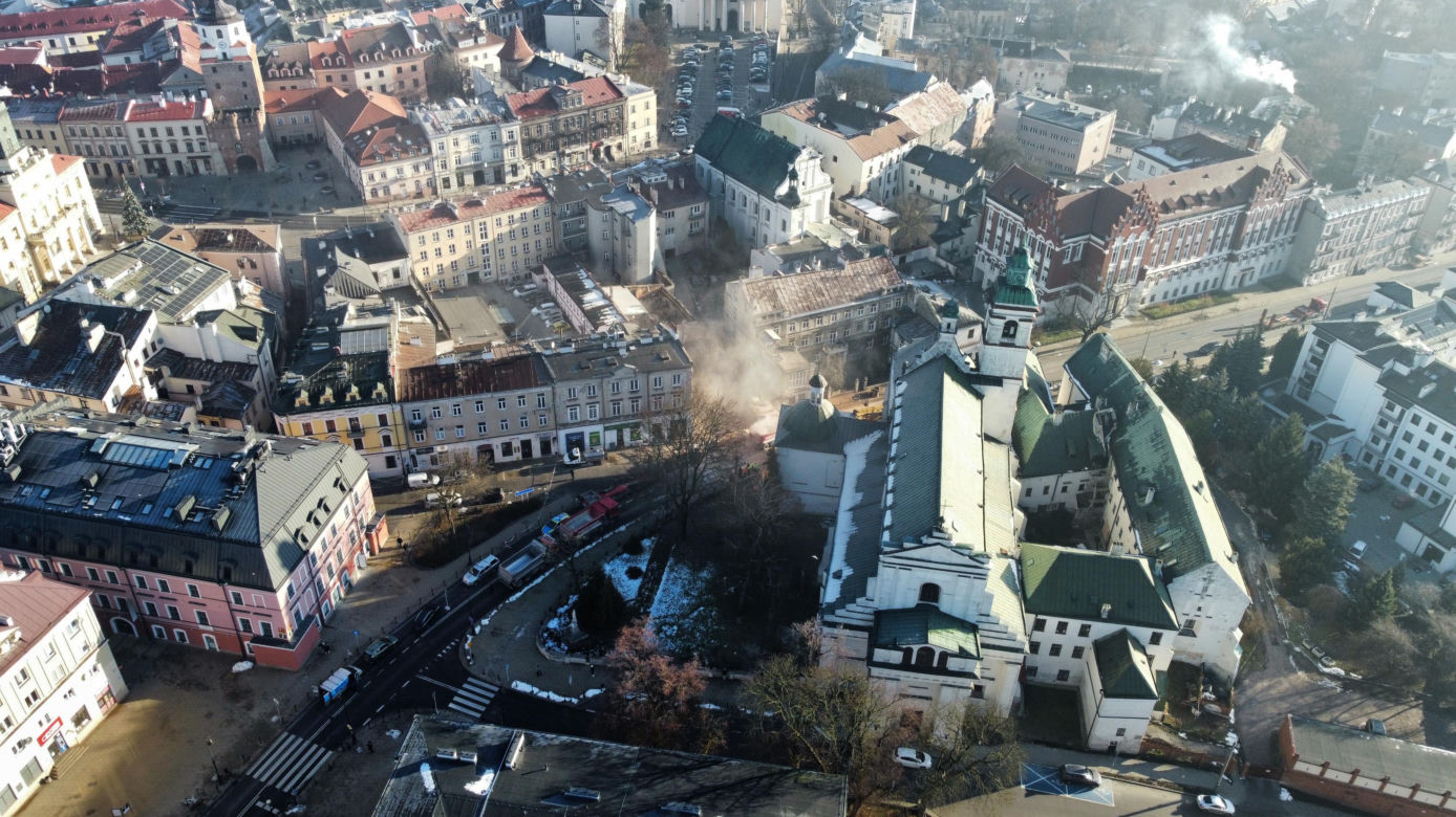 Kamienica przy ul. Bernardyńskiej 10 w Lublinie zniknęła z powierzchni ziemi