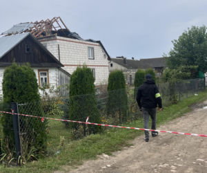 Odbudowa domu w Wyrykach Woli pod Włodawą