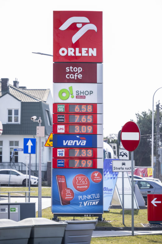 Ceny na stacjach paliw (10.03.2026)