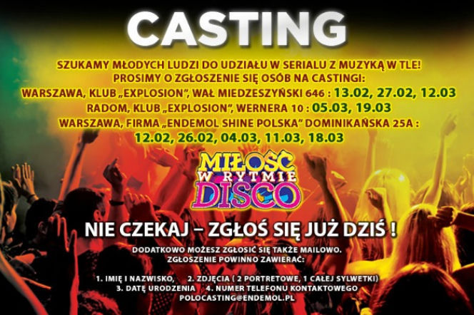 Miłość w rytmie disco casting