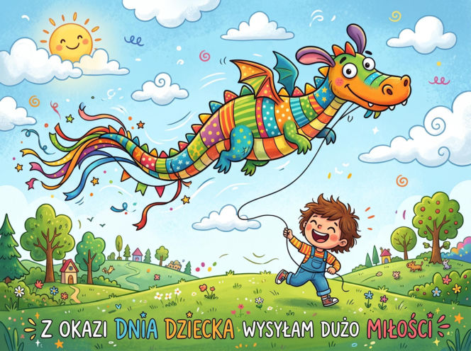 Kartka na Dzień Dziecka