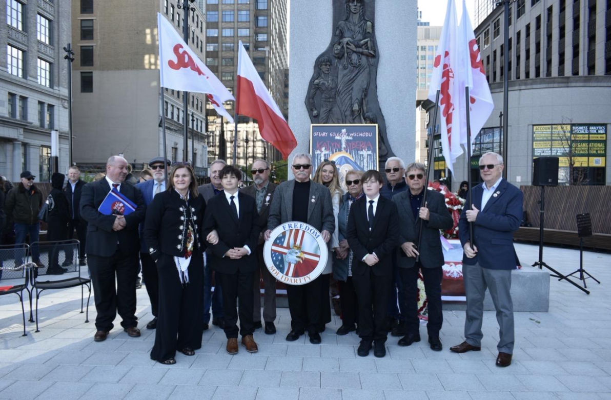Uroczystości rocznicowe pod Pomnikiem Katyńskim w Jersey City 2026