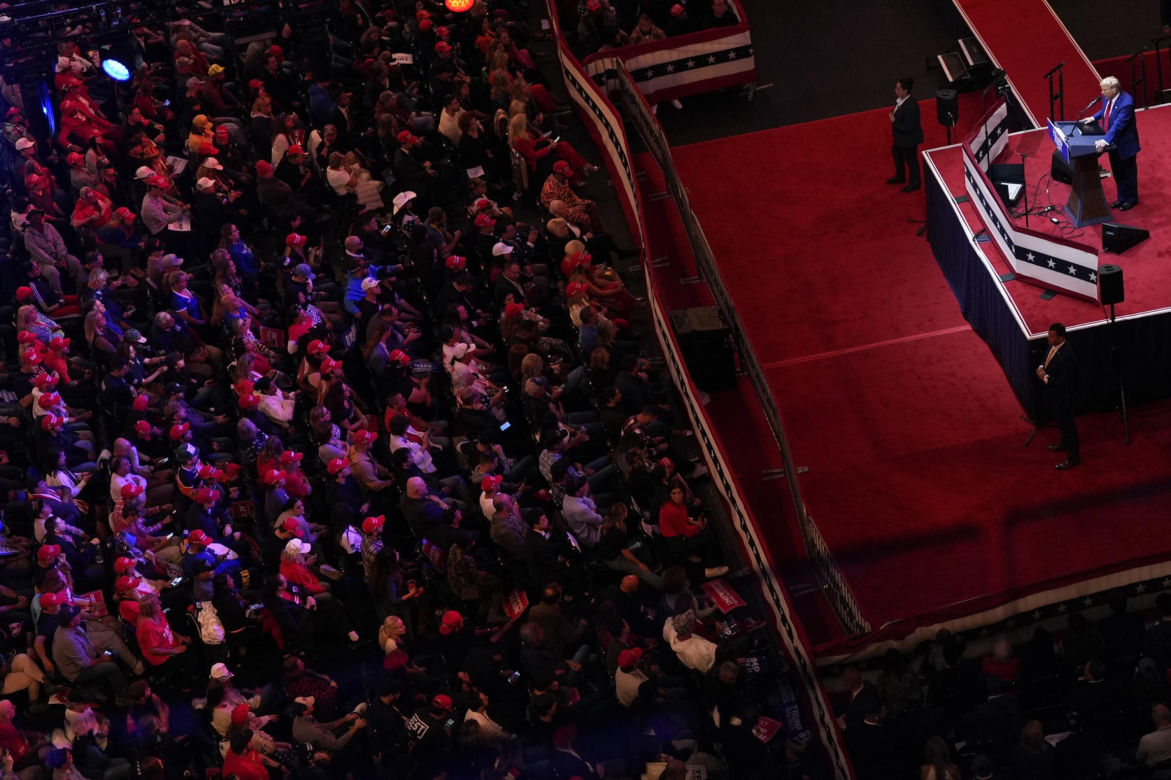 Wiec Trumpa na Madison Square Garden