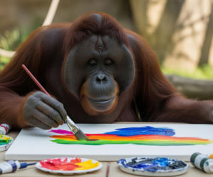 Gdańska orangutanica Raja. Czego nie wiesz o jej niezwykłych pasjach?