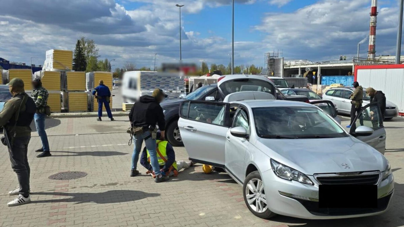 Zatrzymany na parkingu w Lublinie