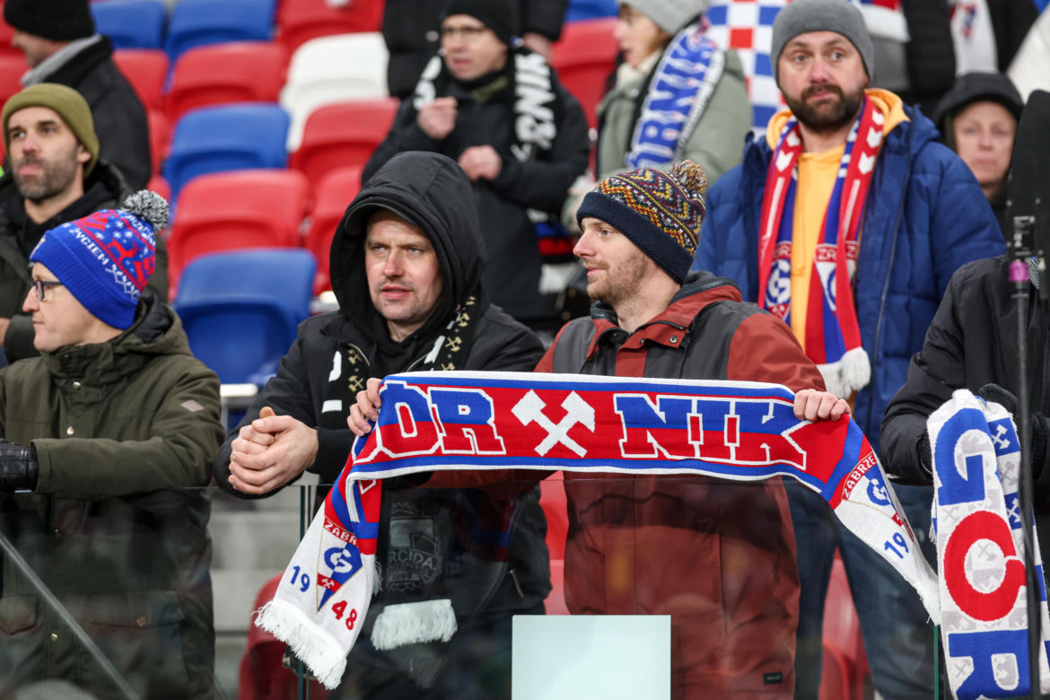 Górnik Zabrze - Wisła Płock, zdjęcia kibiców z meczu PKO BP Ekstraklasy
