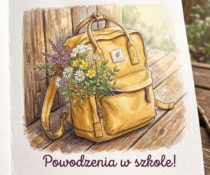 kartka na rozpoczęcie roku szkolnego