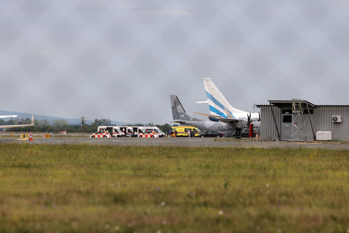 Transportują rannych pacjentów do Polski. Pierwsze zdjęcia z Zagrzebia