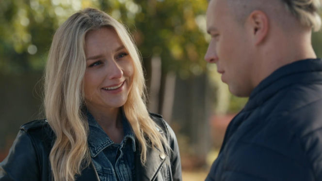 Barwy szczęścia, odc. 3348. Grażyna (Kinga Suchan), Patryk (Konrad Skolimowski)