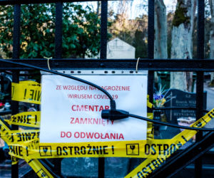Koronawirus w Trójmieście. Cmentarz w Sopocie zamknięty z powodu zarazy