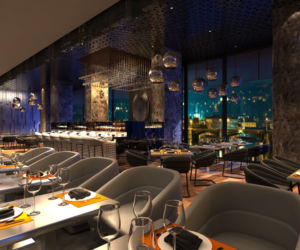 STARDUST - Projekt wnętrza restauracji.