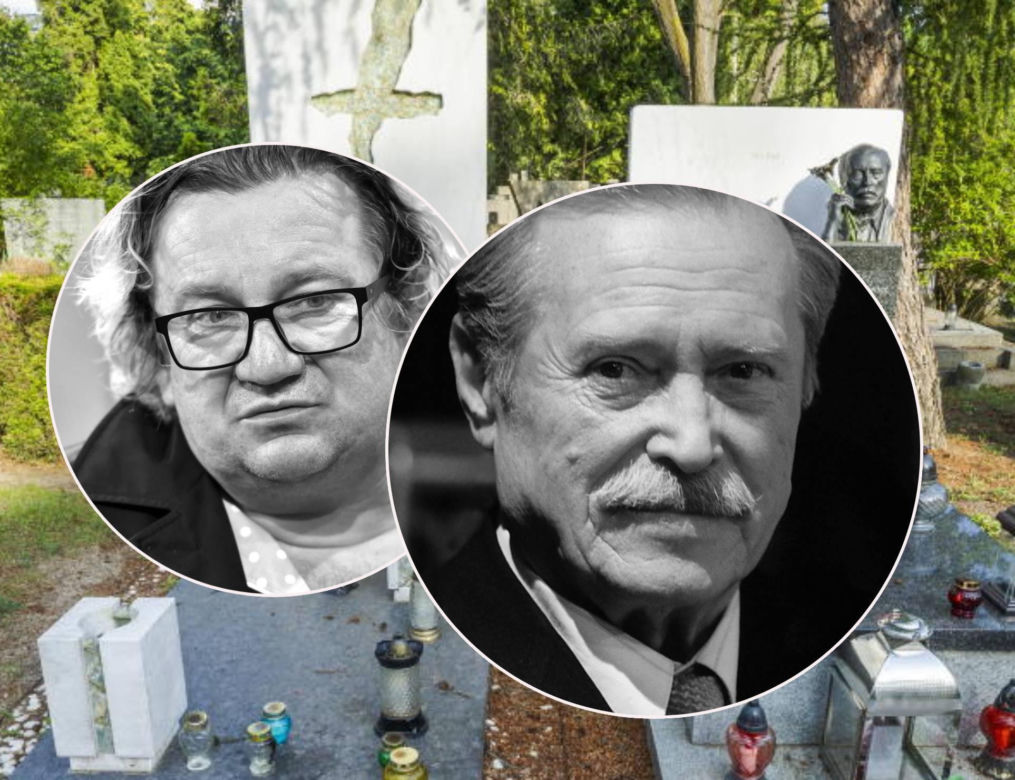 Groby gwiazd - Paweł Królikowski i Emil Karewicz