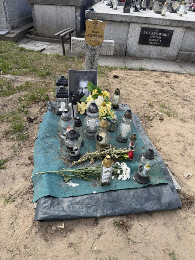 Marek Perepeczko - tak wygląda grób słynnego Janosika