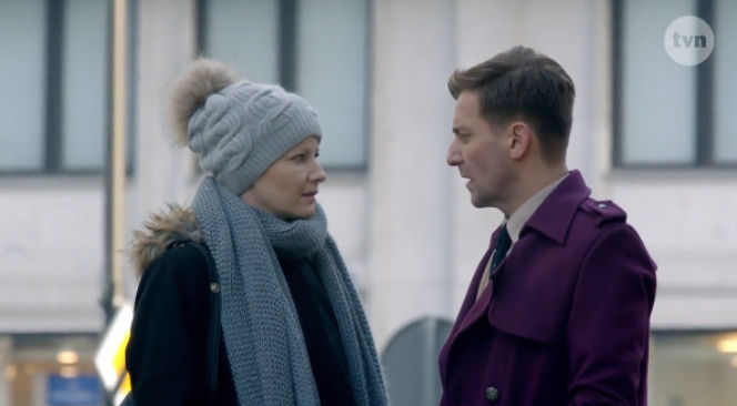 Druga szansa odc 2, Monika Borecka (Małgorzata Kożchowska), Jakub Zeit (Rafał Królikowski)