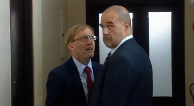 Ranczo 9 sezon. Senator Kozioł (Cezary Żak), Czerepach (Artur Barciś)