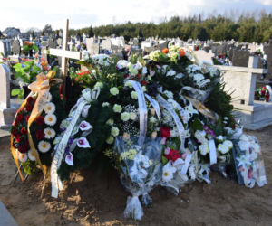 Podkarpacie. Bliscy pożegnali tragicznie zmarłego bohaterskiego tatę Anielki [ZDJĘCIA]