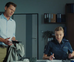 M jak miłość odc. 1906. Natalka (Dominika Suchecka), Adam Karski (Patryk Szwichtenberg)