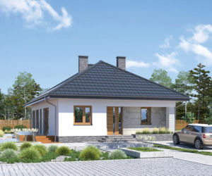 Projekt domu M242e Od serca - wariant V