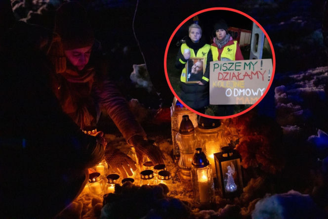 Kolejny protest na DK nr 80. Mieszkańcy Czarnowa wciąż pamiętają o wypadku, w którym zginął Kuba