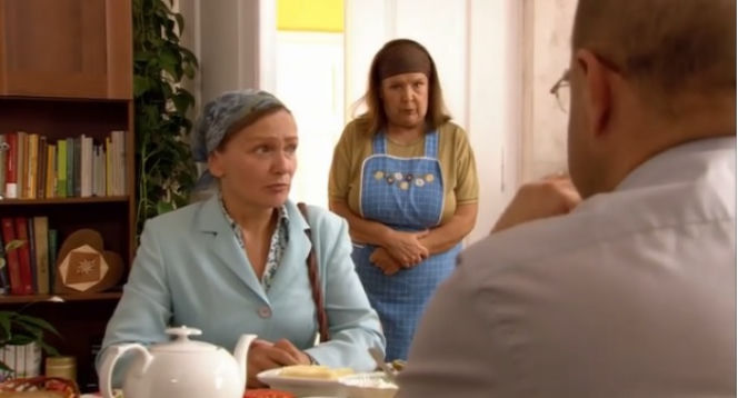 Ranczo 9 sezon odc. 116. Solejukowa (Katarzyna Żak), Michałowa (Marta Lipińska)