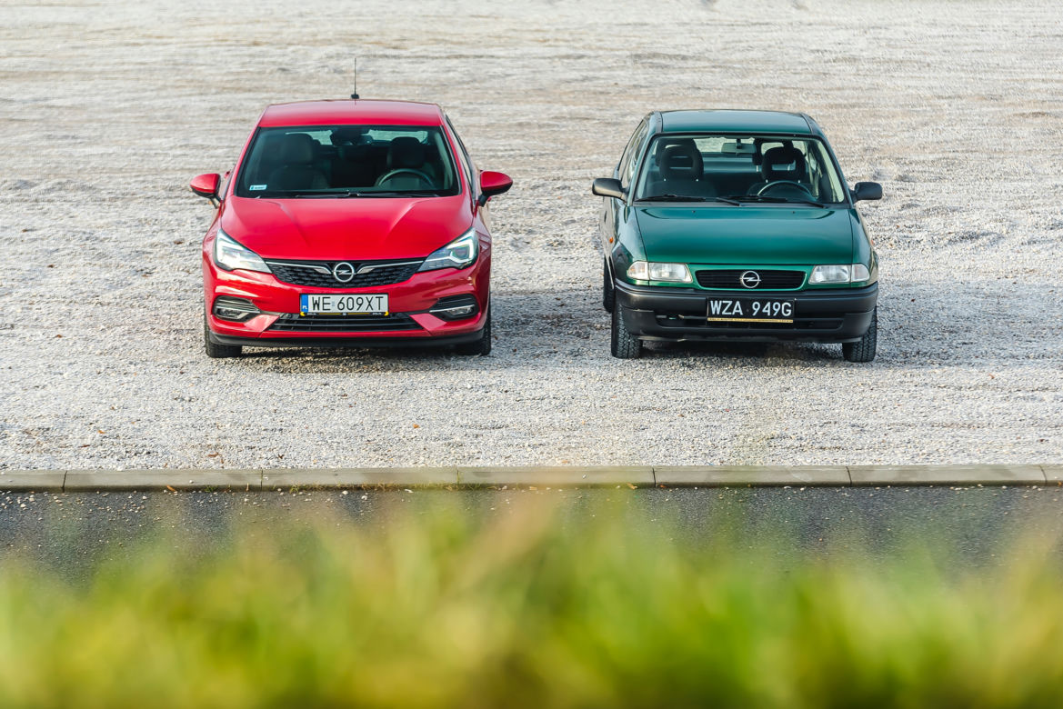 Opel Astra K 1.2 Turbo 130 KM Elegance & Opel Astra Classic F 1.4 8V 60 KM GL Base
