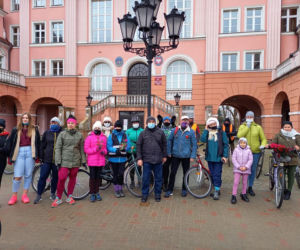 Rowerowi Gwardziści razem z mieszkańcami tak świętowali Dzień Kobiet w Iławie