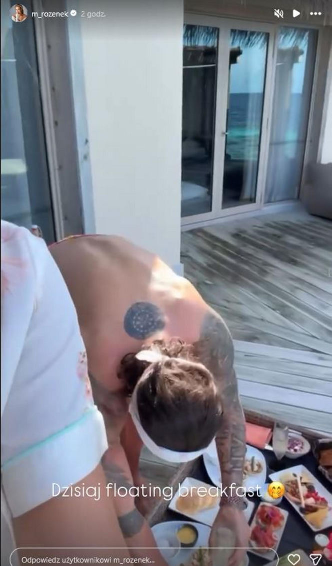 Małgorzata Rozenek i Radosław Majdan na Malediwach