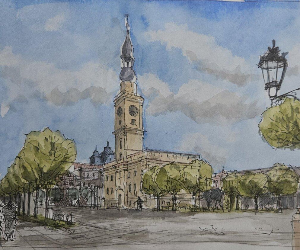 Rynek w Lesznie po remoncie - wizualizacja