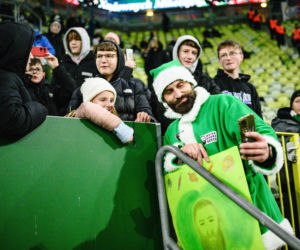 Lechia Gdańsk - Górnik Zabrze, zdjęcia kibiców i zawodników z meczu 18, kolejki PKO BP Ekstraklasy