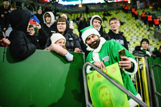 Lechia Gdańsk - Górnik Zabrze, zdjęcia kibiców i zawodników z meczu 18, kolejki PKO BP Ekstraklasy