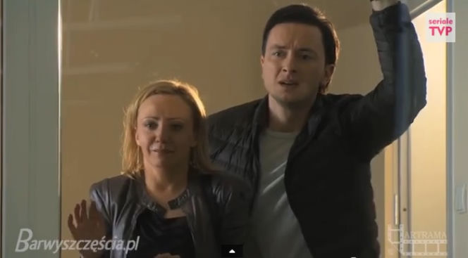Barwy szczęścia odc. 1173. Sabina (Barbara Kurzaj), Władek (Przemysław Stippa)
