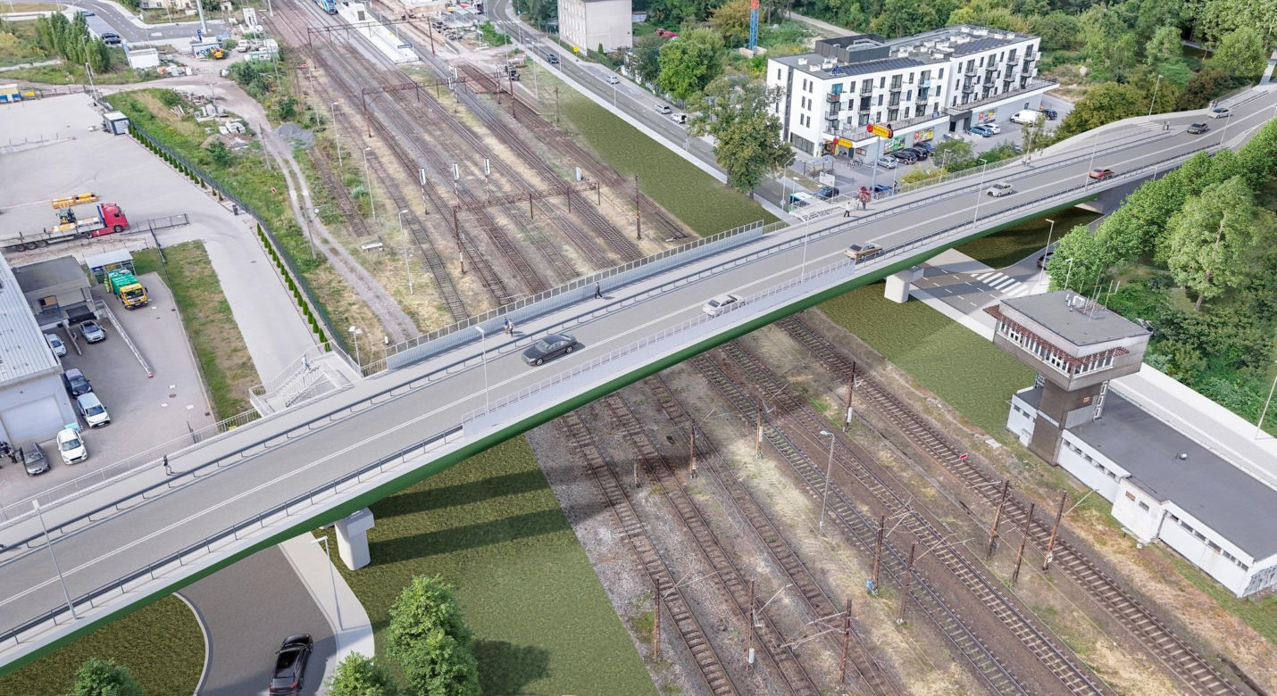Nowy wiadukt na ul Pomorskiej