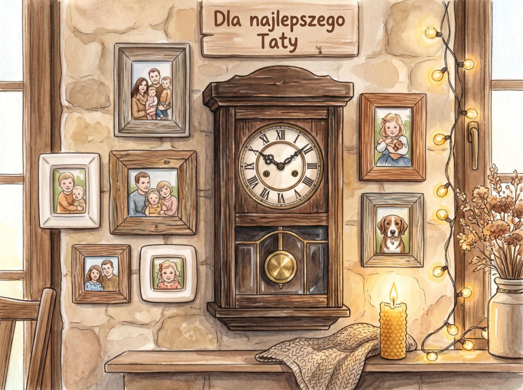 Kartka z życzeniami na Dzień Ojca