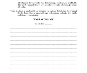 ARKUSZE CKE - Matura historia sztuki 2019