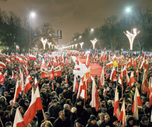 Marsz PiS zablokował miasto