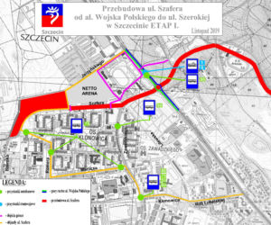 Rusza przebudowa ulicy Szafera w Szczecinie