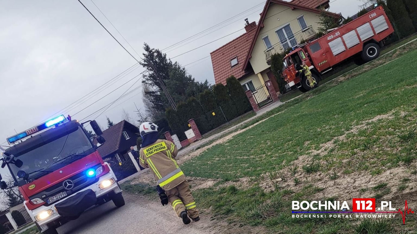 Pożary traw w powiecie bocheńskim