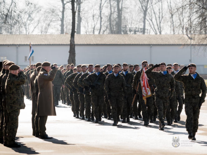 Zmiana dowódcy w 42 Batalionie Lekkiej Piechoty w Morągu