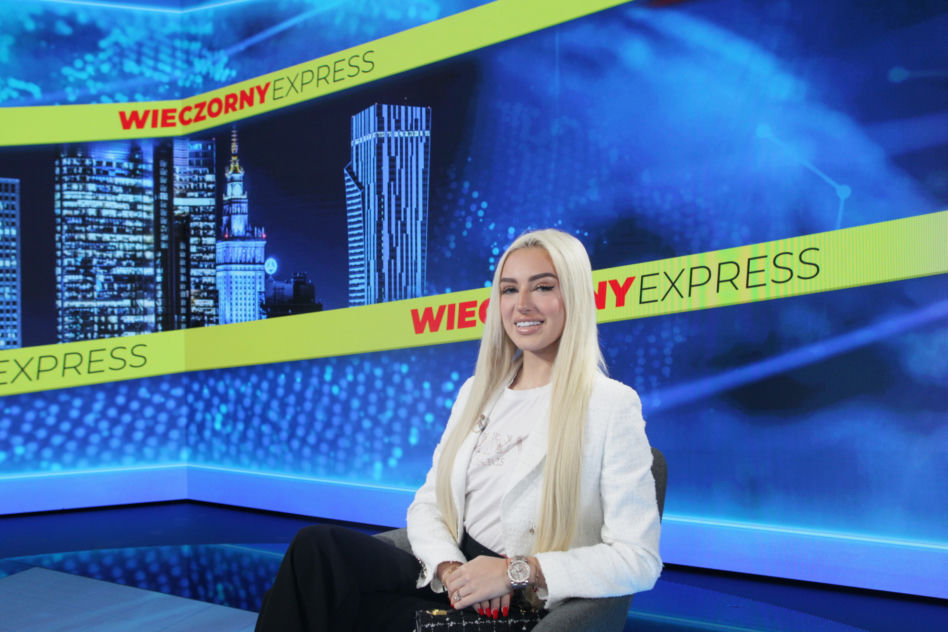Cała prawda o Caroline Derpieński. Modelka tłumaczyła się w programie "Express Wieczorny"