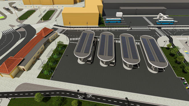 Wizualizacje centrum przesiadkowego w Legnicy