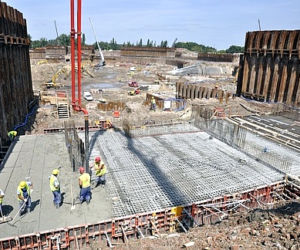 Drugi etap budowy Stadionu Narodowego (lipiec 2009)