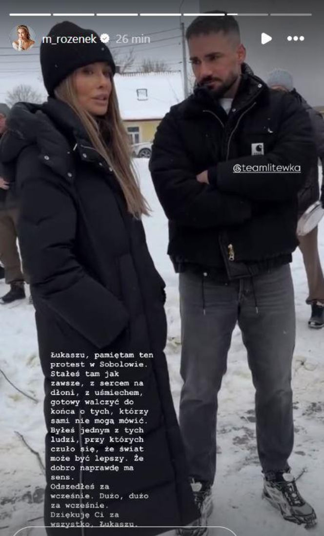 Gwiazdy żegnają Łukasza Litewkę