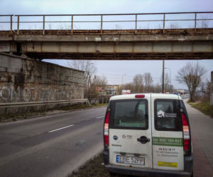 Niecodzienna akcja ratunkowa! Straż pożarna ściągała z wiaduktu… KOTA! 